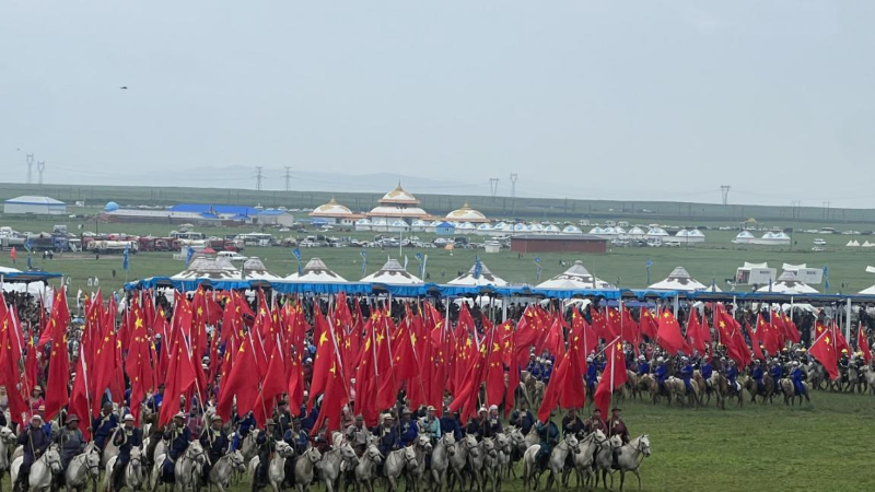 趙李橋茶廠(chǎng)亮相內(nèi)蒙古草原那達(dá)慕大會(huì)，“川”字牌青磚茶與草原羊肉共譜 “北肉南茶” 新篇章