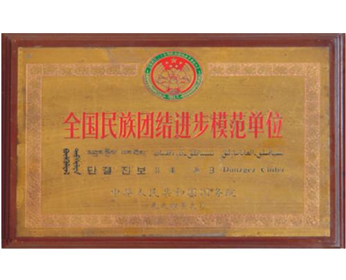 全國民族團(tuán)結(jié)進(jìn)步模范單位