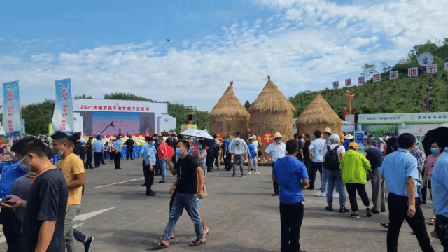 趙李橋茶廠參加“品磚茶?慶豐收?感黨恩”2021 中國(guó)農(nóng)民豐收節(jié)咸寧慶?；顒?dòng)